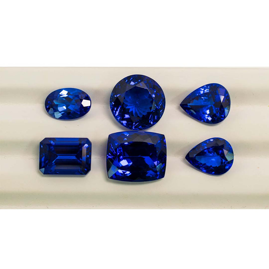 3 - 11 carats Natural Tanzanite Collection of Gemstones