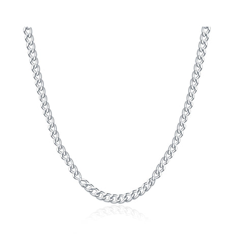 Curb Chain Necklace in 18K Gold for Men| Saratti