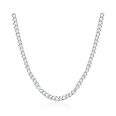 Curb Chain Necklace in 18K Gold for Men| Saratti