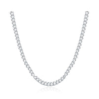 Curb Chain Necklace in 18K Gold for Men or Women