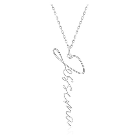 Cursive Name Chain Pendant | Saratii