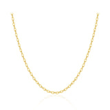 Lock Chain Necklace In Yellow Gold for Women or Men | Saratti