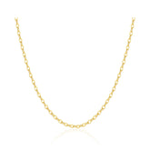 Lock Chain Necklace In Yellow Gold for Women or Men | Saratti
