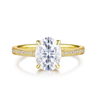 Jelena • 1 Carat Diamond Ring Prong Set In 18K Yellow Gold