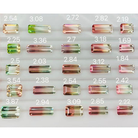 Bi-color Tourmaline Gemstone - Modern Gem Jewelry