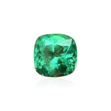 Emerald Gemstone | Cushion Cut Green Columbian | 2.25 Carats Heirloom Minor-Oil | Custom Jewelry | Modern Gem Jewelry