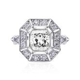 Vintage Diamond Cluster Ring | Modern Gem Jewelry